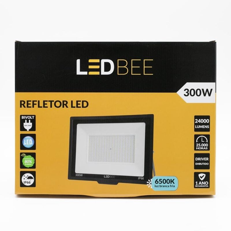 Refletor-de-LED-Slim-300W-IP66-24000-Lumens-Luz-Branca