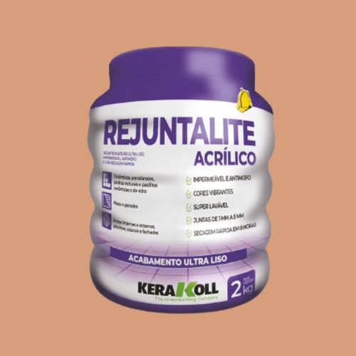 Rejunte Rejuntalite Acrílico Pau Brasil 2kg Kerakoll