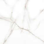 Piso Thassos Gris Acetinado Retificado Branco 75x75cm 2,84m2