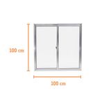 Janela-de-Correr-2-Folhas-sem-Grade-Aluminio-Brilhante-100x100cm