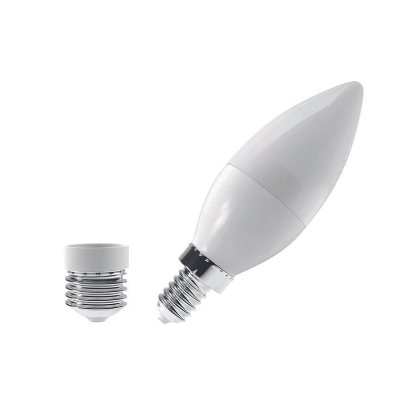 Lampada-de-LED-Vela-Leitosa-6W-E14-E27-400-Lumens-Luz-Amarela
