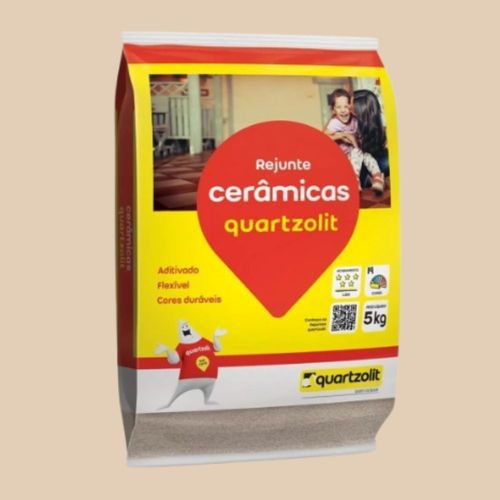 Rejunte Cerâmica Bege 5kg Quartzolit
