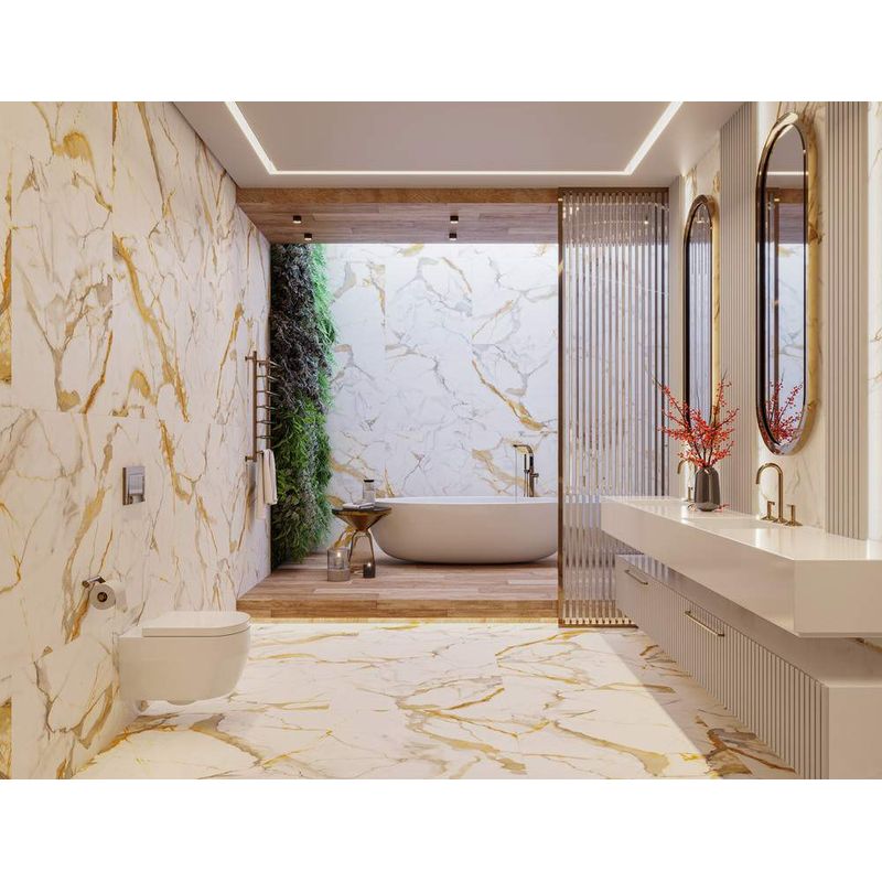 Piso-Calacata-Gold-Retificado-Acetinado-Bege-86x86cm-220m2