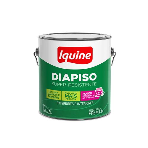 Tinta Premium Acrílica Fosco Piso Vermelho 3,6L Diapiso