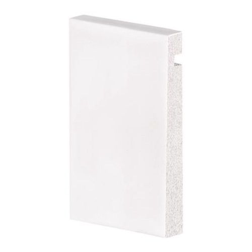 Rodapé Poliestireno P.U Branco Liso 15x1,3x240cm