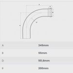 Curva-90-Longa-Esgoto-Serie-Normal-PVC-DN-100-Fortlev