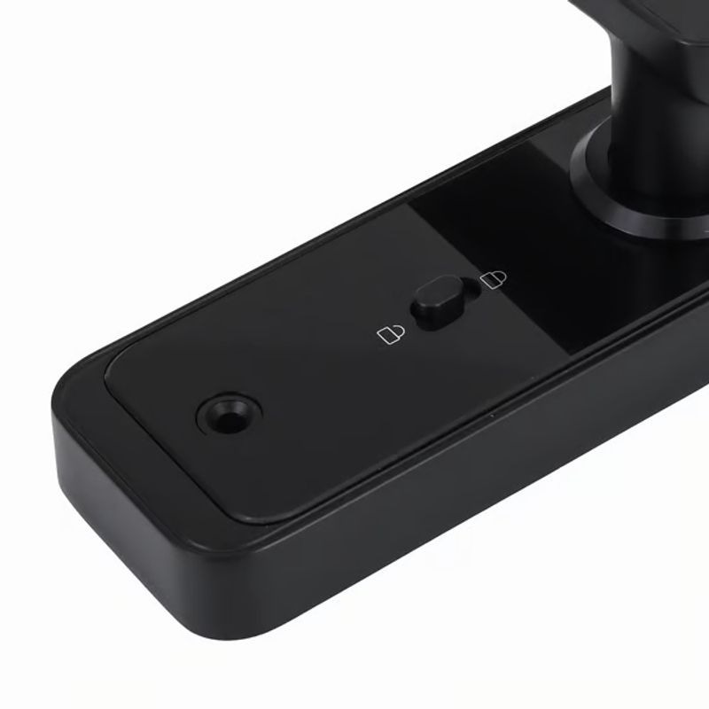 Fechadura-Digital-de-Embutir-com-Biometria-e-Wifi-DE4000B-Preto