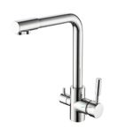 Monocomando-para-Cozinha-Mesa-Bica-Alta-Cromado-Luxo-com-Saida-Filtro