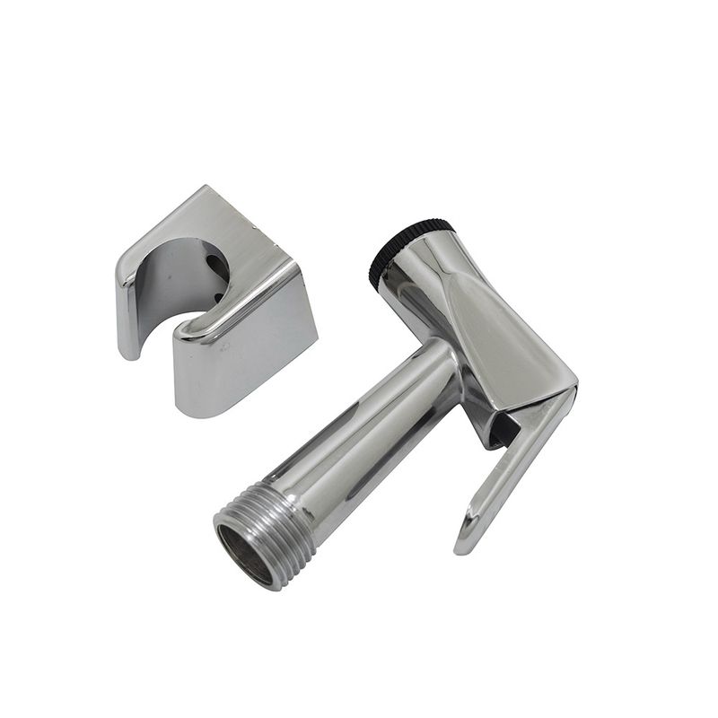 Gatilho-para-Ducha-Higienica-Cromado-com-Suporte-Bognar