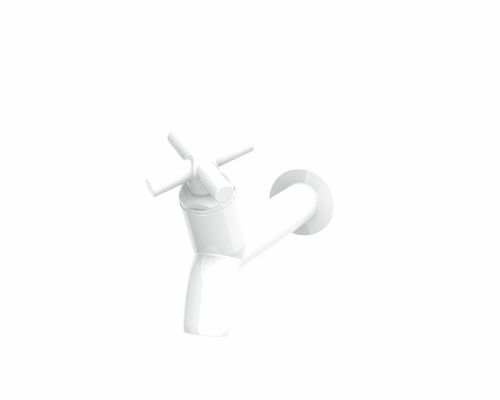 Torneira para Cozinha Parede Bica Baixa Branco Siena ABS