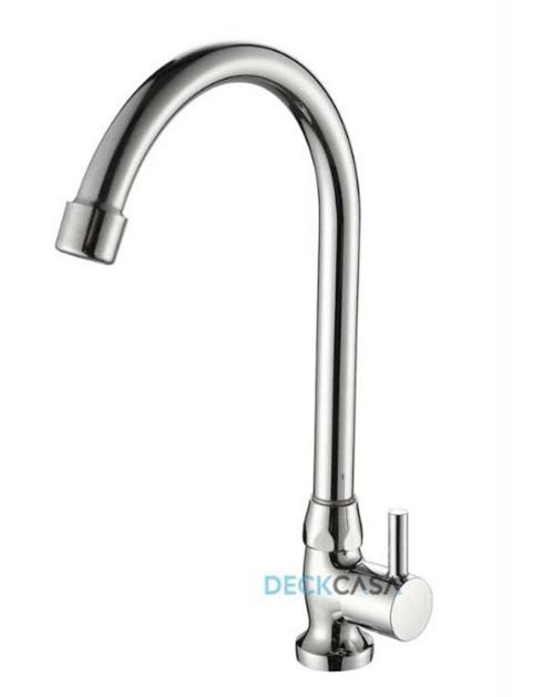 Torneira para Banheiro Mesa 1/4V Bica Alta Cromado DCTF-6601A