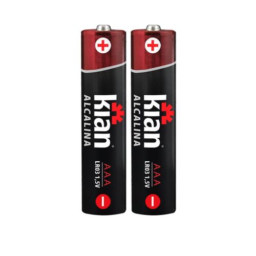 Pilha Alcalina 1.5V Tipo AAA Blister com 2 unidades