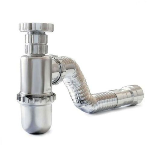 Sifão Copo Extensível Universal Cromado Luconi