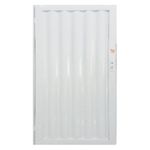Portao-de-Aco-Buzios-Branco-Esquerdo-200x84cm