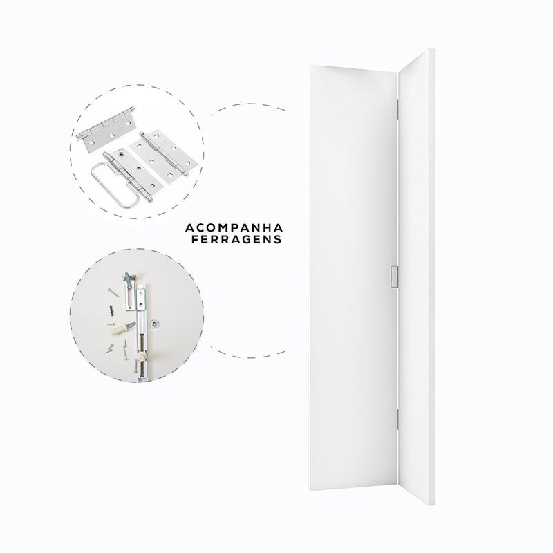 Porta-Camarao-Colmeia-Lisa-Primer-Branco-com-Ferragens-210x82cm