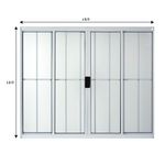 Janela-de-Correr-4-Folhas-com-Grade-Aluminio-Branco-120x150cm
