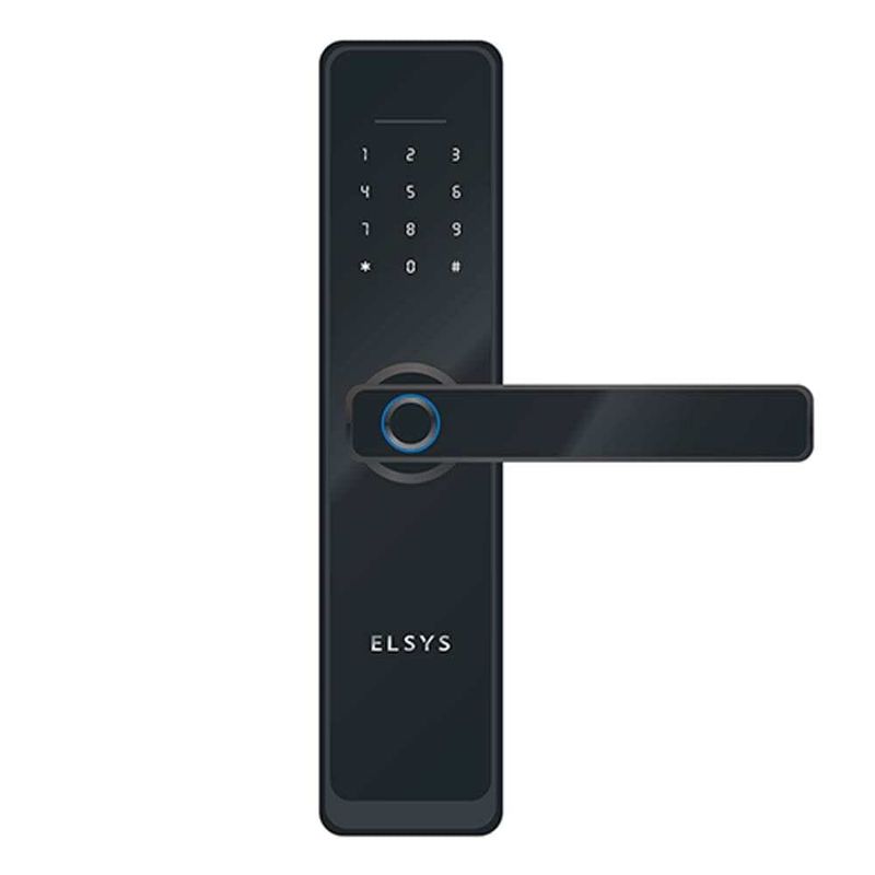 Fechadura-Digital-de-Embutir-com-Biometria-e-Wifi-DE4000B-Preto