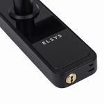 Fechadura-Digital-de-Embutir-com-Biometria-e-Wifi-DE4000B-Preto