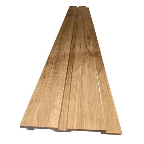 Painel Ripado Poliestireno Cedro 12,2cmx2,85m
