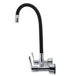 Misturador-para-Cozinha-Parede-1-4V-Preto-Color-3368-C61-DN15
