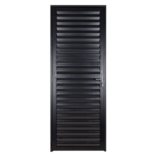 Porta Palheta Alumínio Preto Direito 210x70cm
