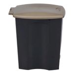 Lixeira-Eco-com-Pedal-7L-Preta-com-Tampa-Plasutil
