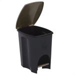 Lixeira-Eco-com-Pedal-7L-Preta-com-Tampa-Plasutil