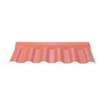 Cumeeira-Central-PVC-Articulada-Terracota-88x37cm-Afort