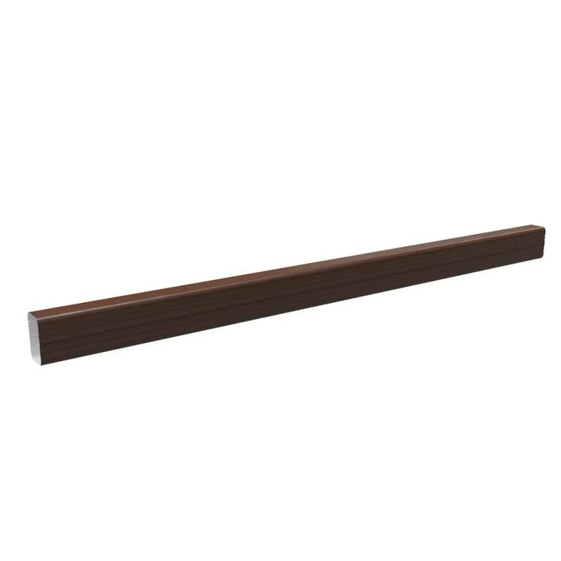 Tubo-Descida-Aluminio-Marrom-3m-BellaCalha