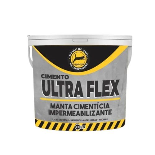 Cimento Ultraflex Manta Cimentícia Impermeabilizante 20Kg Pulo do Gato
