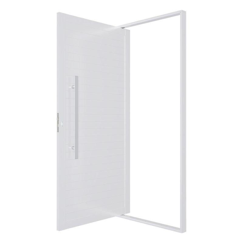 Porta-Pivotante-Aluminio-Branco-com-Puxador-Direito-210x100cm