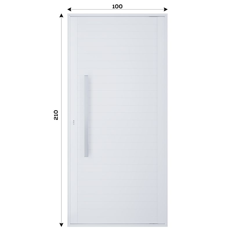Porta-Pivotante-Aluminio-Branco-com-Puxador-Direito-210x100cm