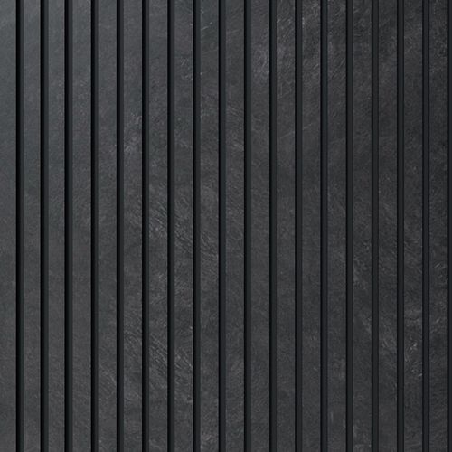 Painel Ripado EVA Autocolante Urban Black 10cmx2,5m
