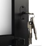 Porta-de-Correr-3-Folhas-Vidro-Liso-Aluminio-Preto-210x150cm