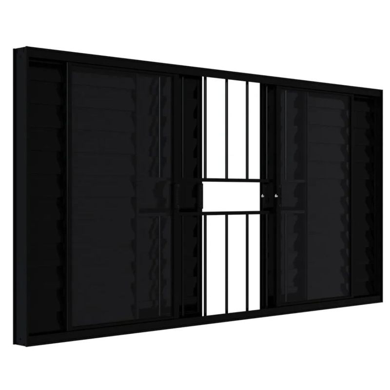 Veneziana-6-Folhas-com-Grade-Aluminio-Preto-100x150cm