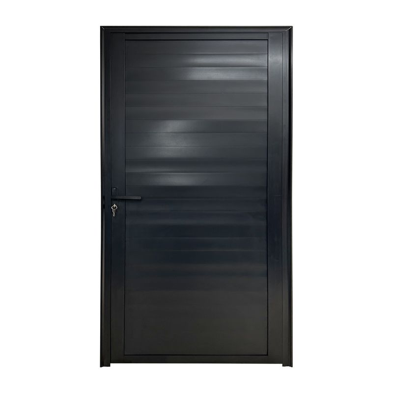 Porta-Laminada-Fechada-Aluminio-Preto-Direito-210x80cm