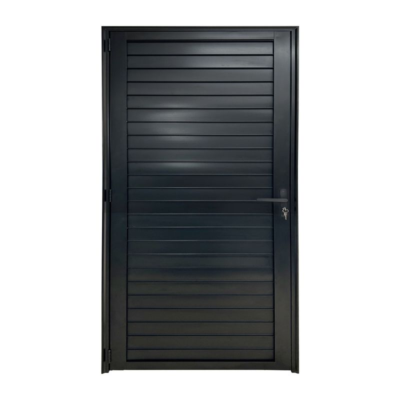Porta-Laminada-Fechada-Aluminio-Preto-Direito-210x80cm