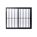 Janela-de-Correr-2-Folhas-com-Grade-Aluminio-Preto-100x120cm