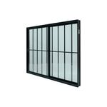 Janela-de-Correr-2-Folhas-com-Grade-Aluminio-Preto-100x120cm