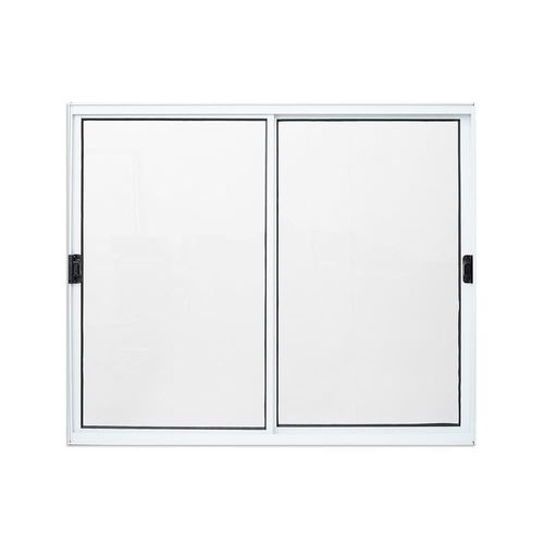 Janela de Correr 2 Folhas sem Grade Alumínio Branco 100x120cm