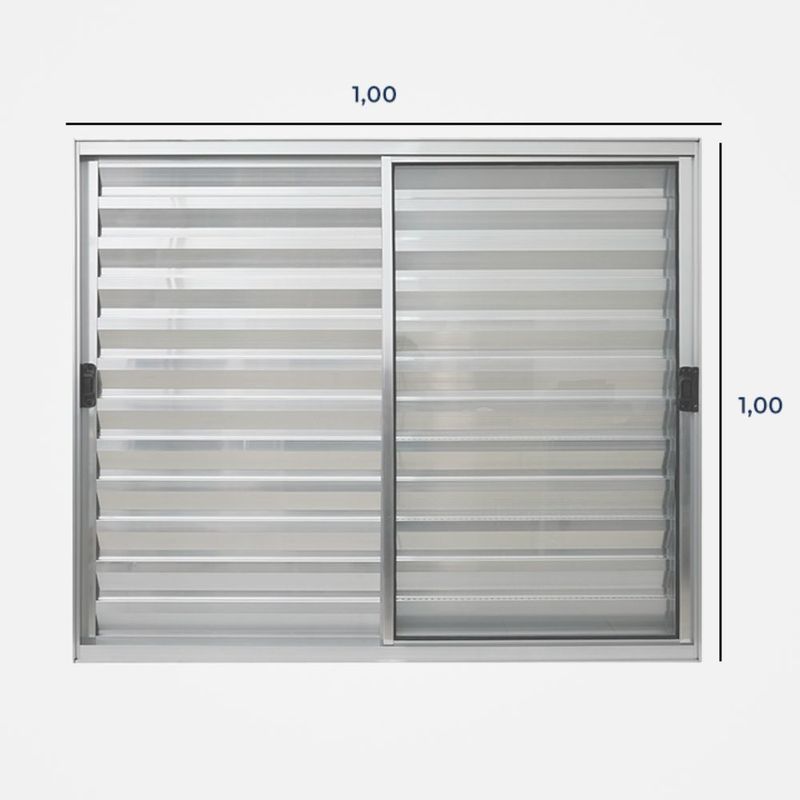 Veneziana-3-Folhas-sem-Grade-Aluminio-Brilhante-100x100cm