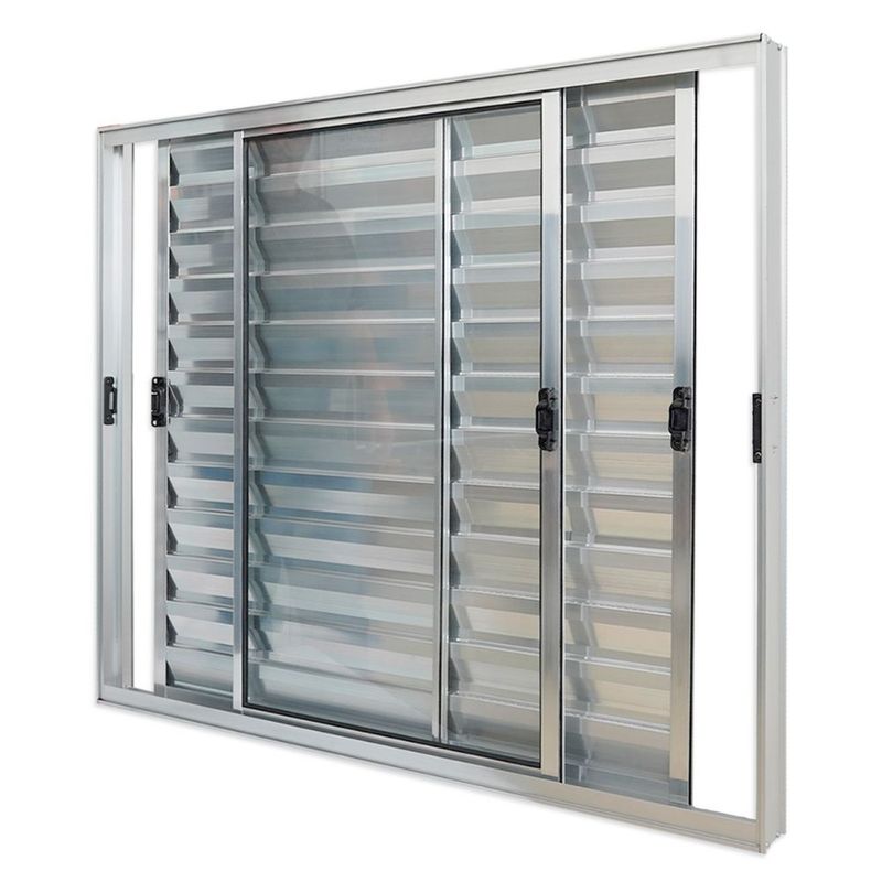 Veneziana-3-Folhas-sem-Grade-Aluminio-Brilhante-100x100cm