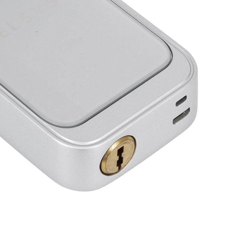Fechadura-Digital-de-Embutir-com-Biometria-e-Wifi-DE4000B-Prata