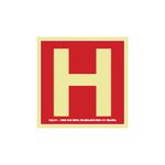 Placa-Hidrante-de-Incencio-15x15cm-em-PVC-Fotoluminescente