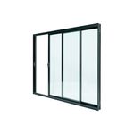 Janela-de-Correr-2-Folhas-sem-Grade-Aluminio-Preto-100x120cm