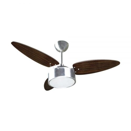Ventilador de Teto Fharo Prata LED Controle Remoto Bivolt