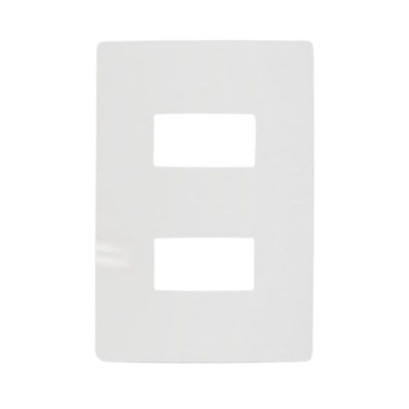 Placa-2-Postos-Separados-4x2-com-Suporte-Branca-i9
