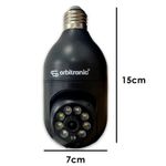 Camera-Wi-fi-Lampada-HD-1.3MP-Interna-Espia-com-Rastreio-ORB777-Preta