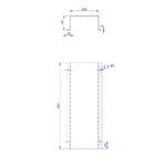 Carenagem-Dobrada-para-Fixacao-com-Parafuso-Branca-60x20x10cm-Astra