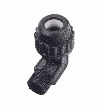 Cotovelo 90 Macho Fêmea para Tubo Polietileno DN20 x 3/4" Doal Plastic